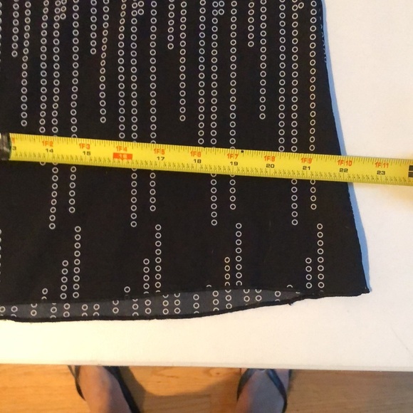 Unique Spectrum size 1X black & white portrait collar slit 3/4 Geometric print - Picture 11 of 14
